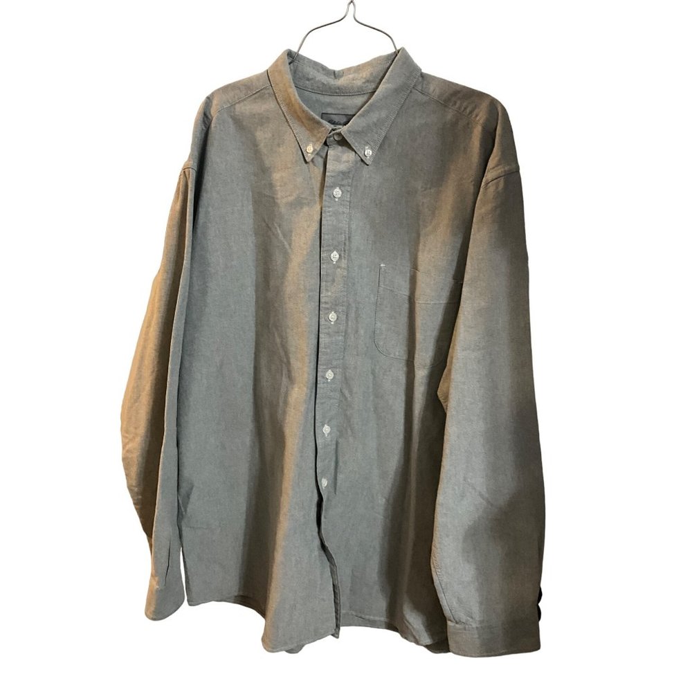 Eddie Bauer Gray XLT tall Men’s Button Down